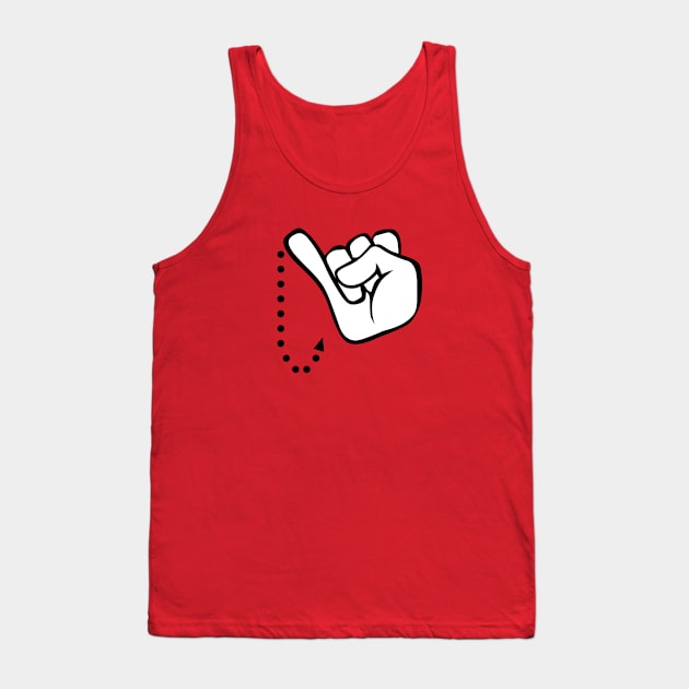 The Letter J Tank Top by skullsntikis